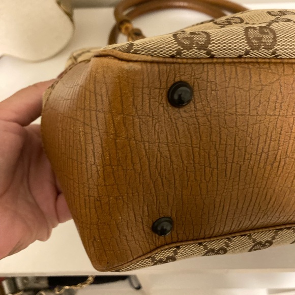 Gucci Monogram Bamboo Bag - Picture 3 of 11